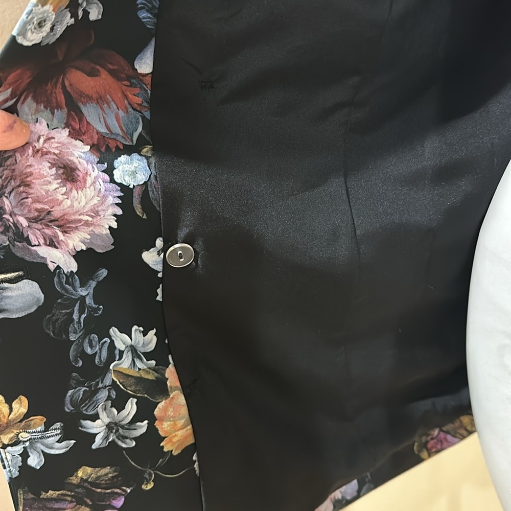 H&M Patterned Satin Jacket - image 7